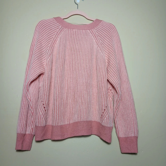 Time and Tru boyfriend cardigan sweater. Pink. Size meduim. 8-10 A bit oversized - Picture 8 of 8